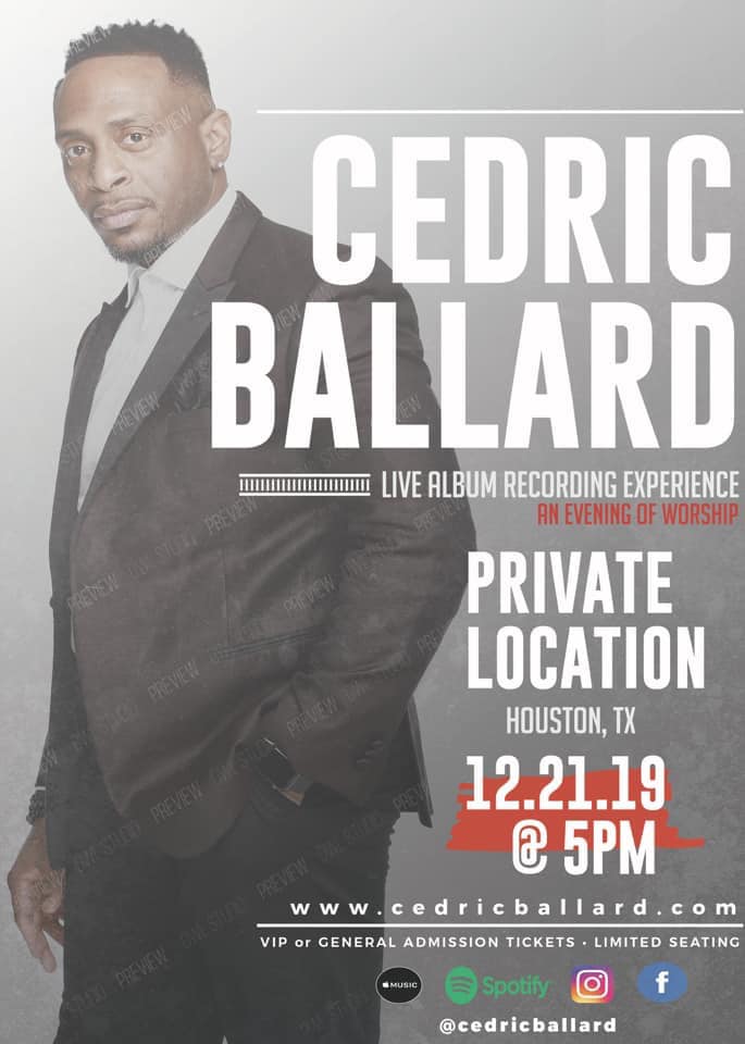 Cedric Ballard Live Recording 2019