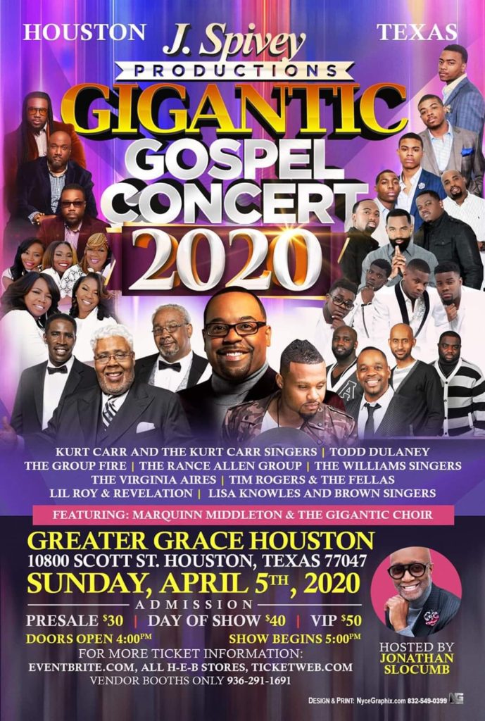 Gigantic Gospel Concert 2020 - Houston