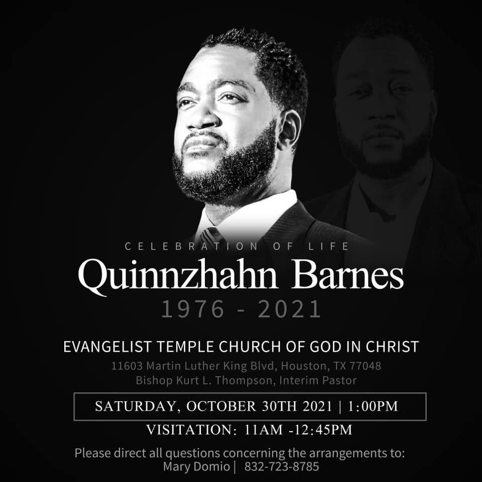 Quinnzhahn Barnes funeral information