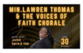 Min. Lawren Thomas and the Voices of Faith Chorale 2023 anniversary