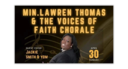 Min. Lawren Thomas and the Voices of Faith Chorale 2023 anniversary