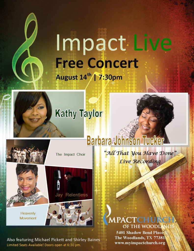 Impact Live Flyer - Aug  14 2015 - 5