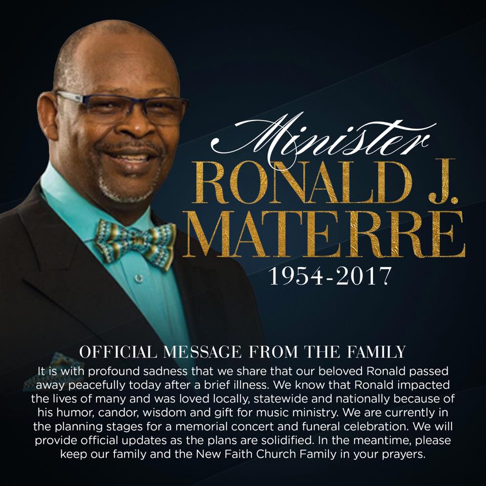 Ron Materre death announcement