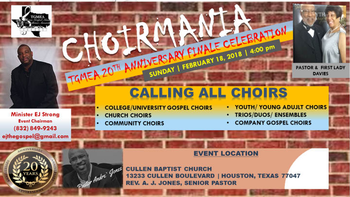Texas Gospel Excellence Choir Mania