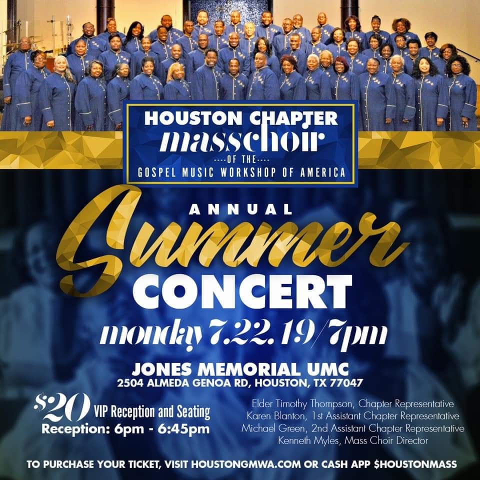 Houston Mass Choir 2019 Summer Concert
