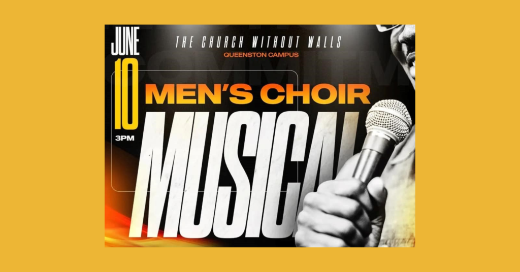 mens choir musical - church without walls - 2023