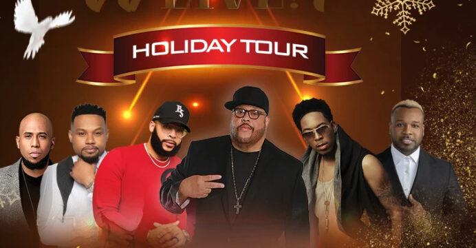 Fred Hammond and James Fortune tour graphic