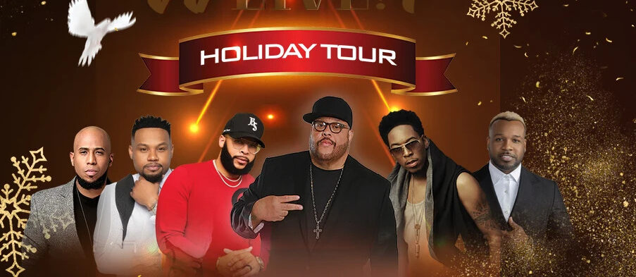 Fred Hammond and James Fortune tour graphic